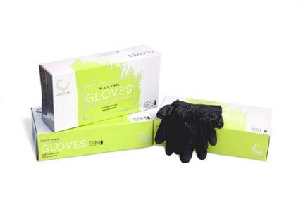 Colortrak™, Black Vinyl 100 Medium Gloves Per Box